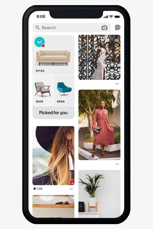 قدمت Pinterest المزيد من توصيات التسوق المخصصة والمخصصة في الصفحة الرئيسية مع كتالوجات قابلة للتصفح ومراكز مخصصة للأفكار القابلة للتسوق.