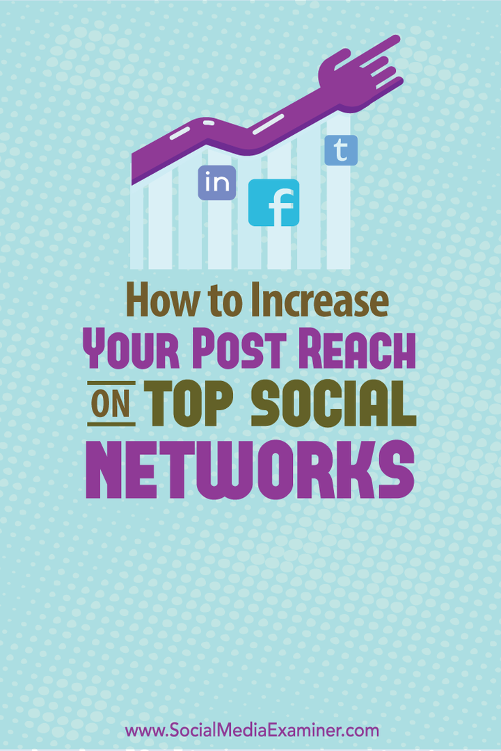 كيفية زيادة وصول رسالتك إلى أفضل الشبكات الاجتماعية: ممتحن وسائل التواصل الاجتماعي