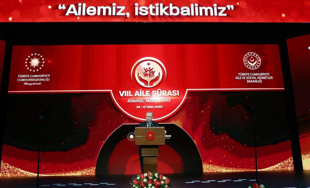 رجب طيب أردوغان يتحدث عن الأسرة في القرن التركي: الأسرة هيكل مقدس ولا يمكننا أن ندمرها