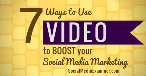 استخدام الفيديو لتعزيز جهود وسائل التواصل الاجتماعي