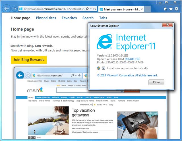 Internet Explorer 11 متوفر الآن لنظام التشغيل Windows 7