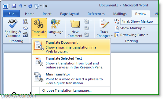 كيفية ترجمة مستند Microsoft Word بالكامل إلى الإسبانية أو أي لغة أخرى