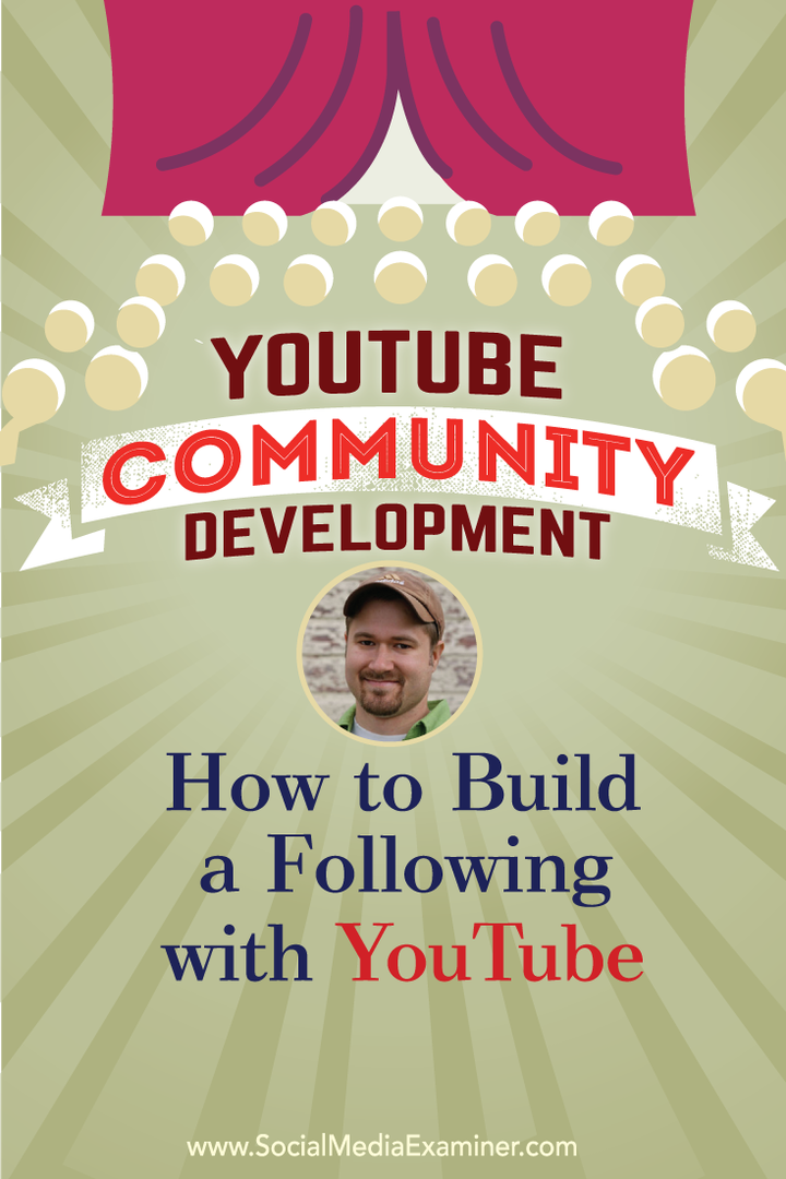 تطوير مجتمع YouTube: كيفية إنشاء متابع باستخدام YouTube: ممتحن الوسائط الاجتماعية