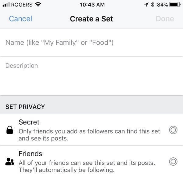 يبدو أن Facebook يسمح للمستخدمين بتحديد وجهة مخصصة للنشر والروابط ومقاطع الفيديو والمزيد على مخططهم الزمني الشخصي. 