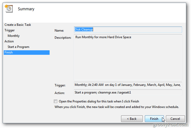 اجعل Windows يشغل تنظيف القرص تلقائيًا باستخدام برنامج جدولة المهام