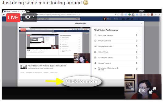 الفيسبوك عرض مباشر التعليقات على سطح المكتب