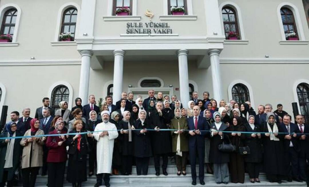 تم افتتاح مبنى خدمات مؤسسة ule Yüksel Şenler تحت قيادة الرئيس أردوغان