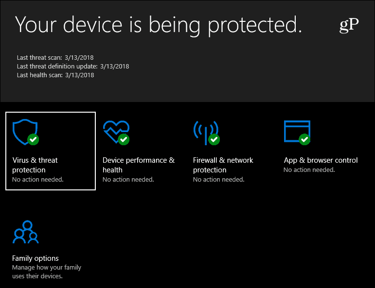 أمان Windows Defender Windows 10