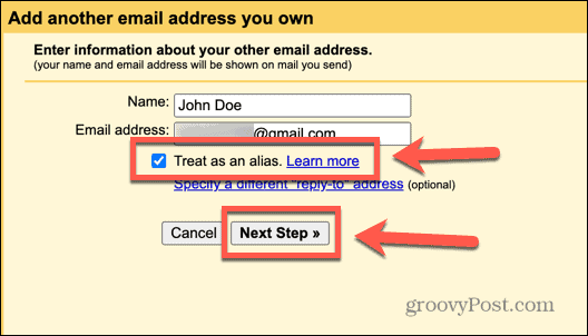 gmail الخطوة التالية