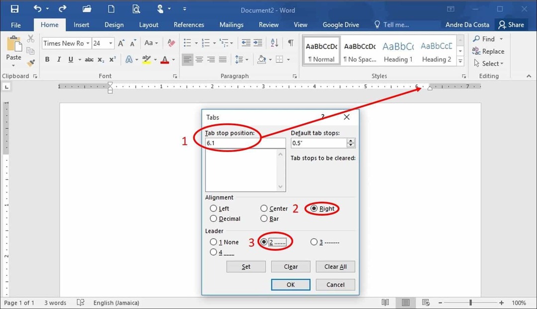 تحسين إنتاجيتك باستخدام علامات التبويب في Microsoft Word