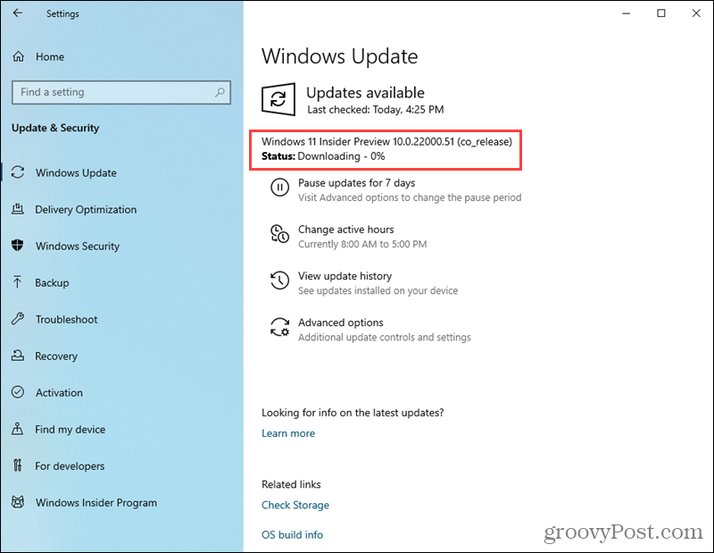 Windows 11 Preview build download