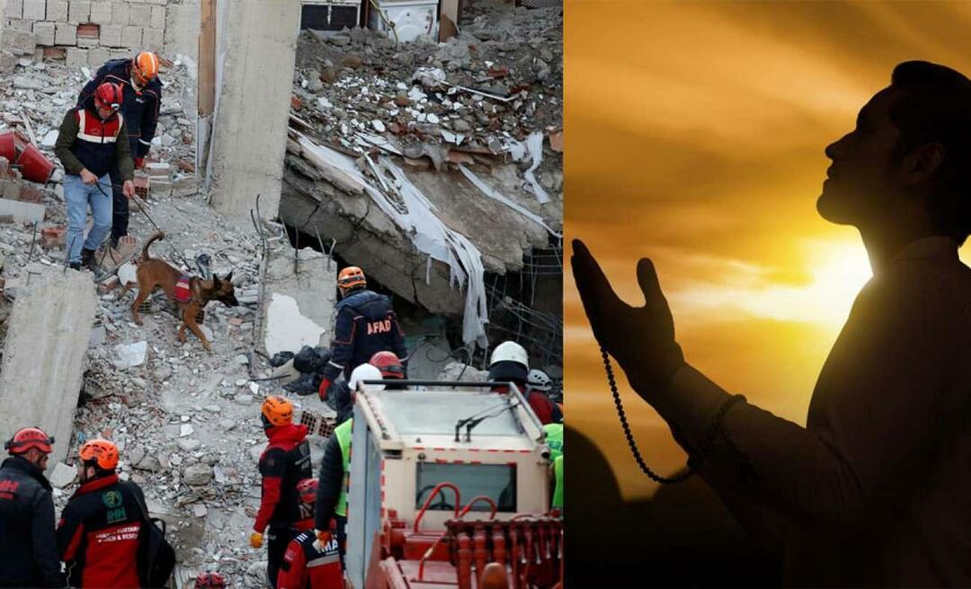 ما هي الصلاة لمن هم تحت أنقاض الزلزال؟