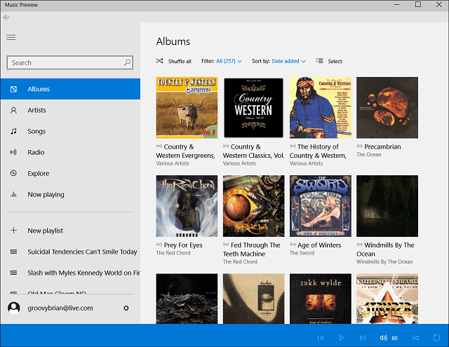 تطلق Microsoft تطبيقات معاينة الموسيقى والفيديو لنظام التشغيل Windows 10