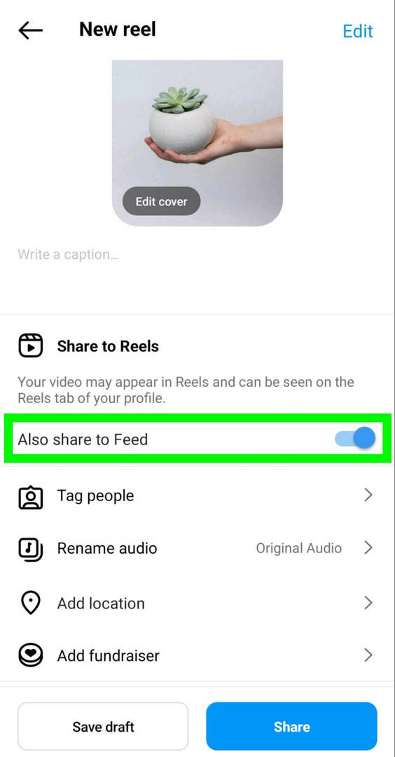 كيفية-instagram-unpin-reels-profile-feature-grid-step-3