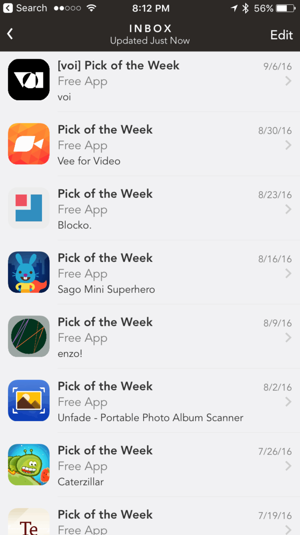 توقف أسبوع اختيار ستاربكس: RIP Free Apps