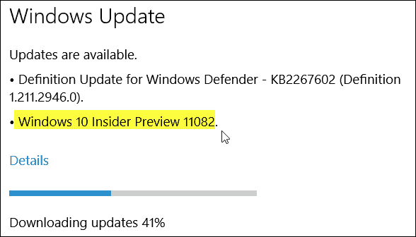 Windows 10 Insider Preview Build 11082 (Redstone) متوفر الآن