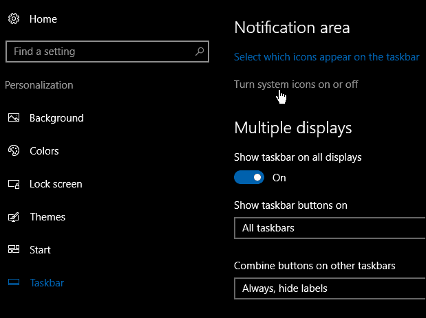 نصيحة Windows 10: اختر الرموز التي تظهر في علبة النظام