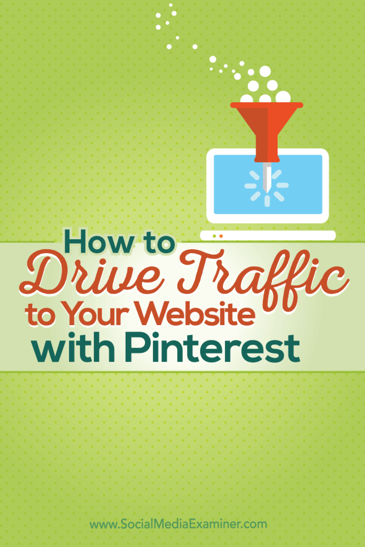 استخدم موقع pinterest لدفع حركة المرور إلى موقعك