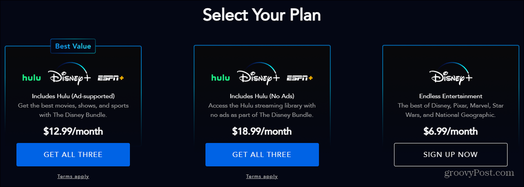 تضيف Disney Plus خطة حزمة جديدة مع Hulu الخالية من الإعلانات