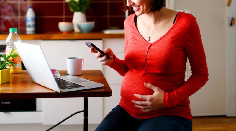 متى يبدأ الخط السري أثناء الحمل؟