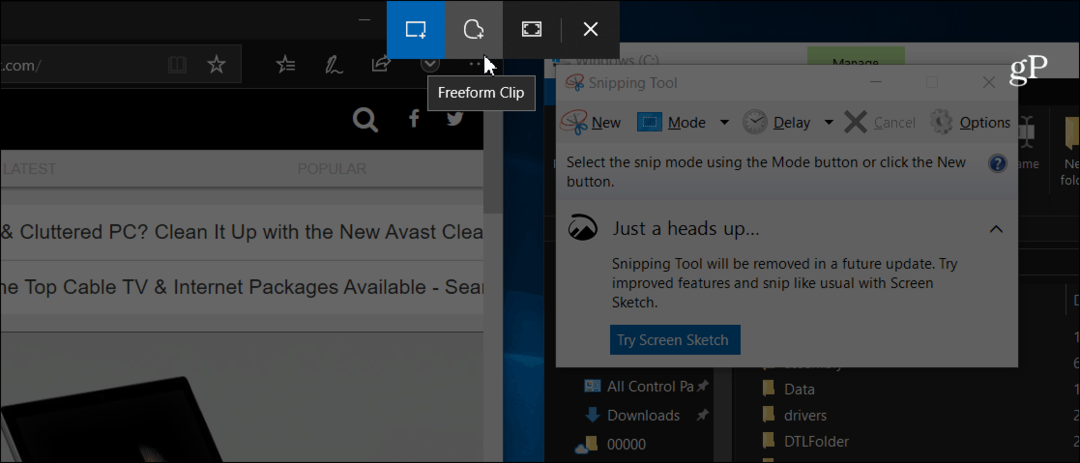 احصل على لقطات شاشة وقم بتعليقها باستخدام أداة Snip & Sketch Tool الجديدة على Windows 10