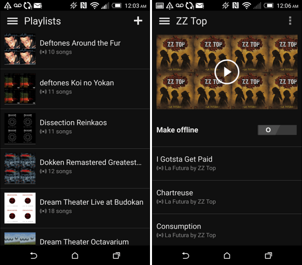 Microsoft Groove Music على Android 