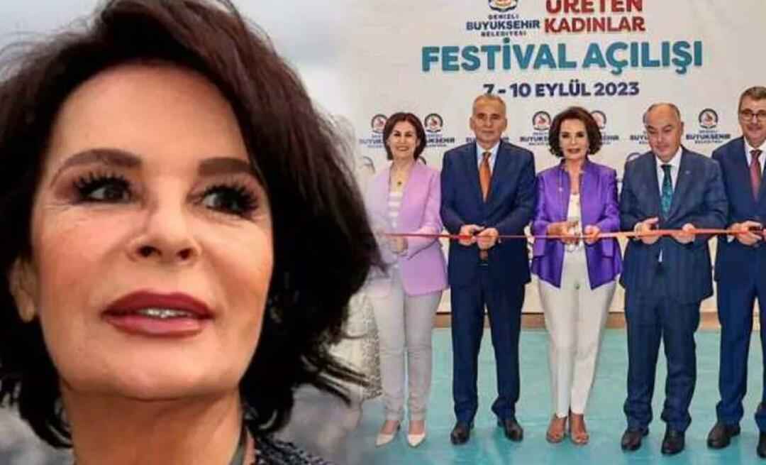 الافتتاح مع Hülya Koçyiğit! في مهرجان المرأة المنتجة الذي نظمته بلدية دنيزلي الكبرى...