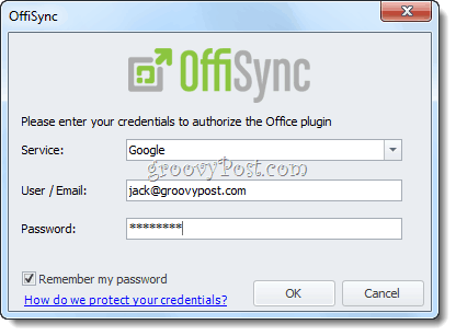 OffiSync: مزامنة مستندات Google مع Office 2010