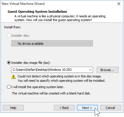 03 ملف المثبت Windows 10 ISO