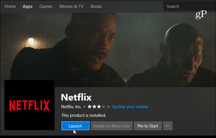 تطبيق Netflix Windows 10