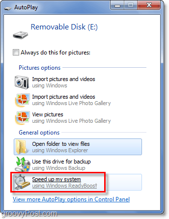 تشغيل بطاقة sd في وضع الاستعداد من Windows 7