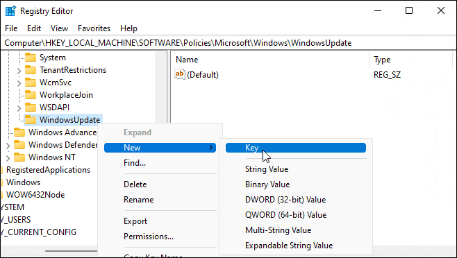WindowsUpdate جديد مفتاح