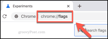 تم الوصول إلى قائمة علامات Chrome من شريط العناوين