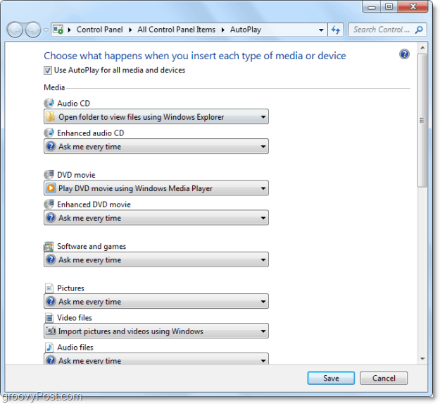 وفر الوقت بتخصيص إجراءات التشغيل التلقائي لـ Windows 7