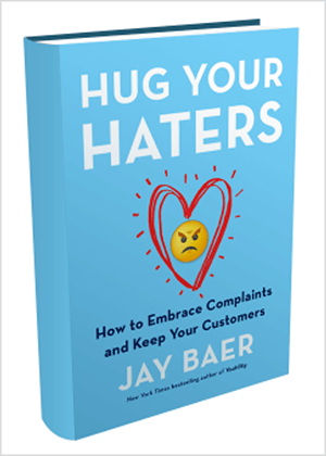 هذه لقطة شاشة لغلاف كتاب Hug Your Haters بقلم جاي باير.