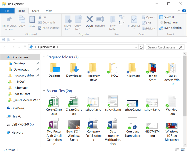 مستكشف ملفات Windows 10