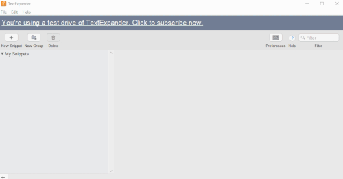 TextExpander إنشاء مقتطف