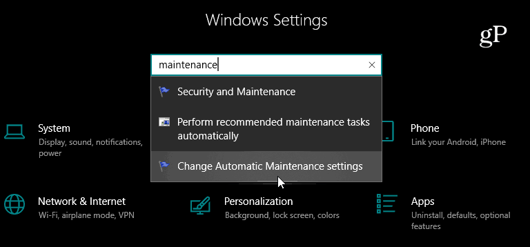 تطبيق إعدادات البحث في Windows 10