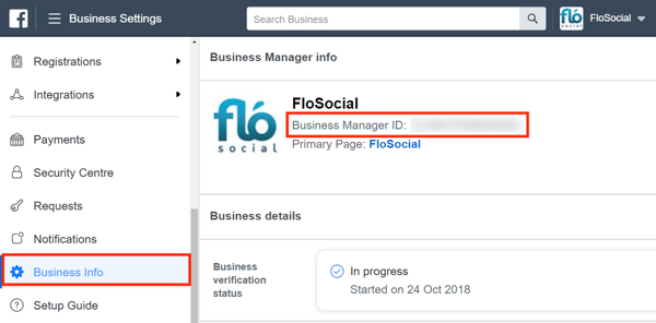 استخدم Facebook Business Manager ، الخطوة 9.