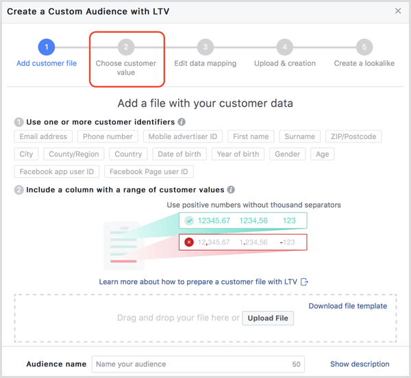 ينشئ Facebook جمهورًا مخصصًا باستخدام LTV