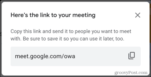 رابط Google Meet