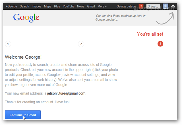 تواصل gmail