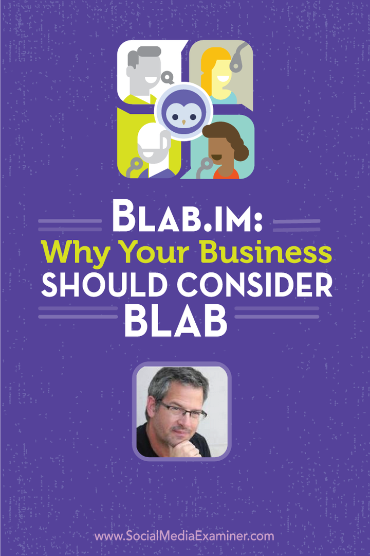 Blab.im: لماذا يجب أن يفكر عملك في Blab: ممتحن وسائل التواصل الاجتماعي