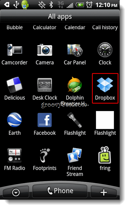 Android Dropbox Launch Icon Dropbox Icon