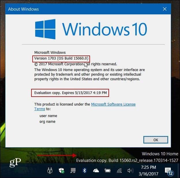 Windows 10 Creators Update Insider Build 15060 للكمبيوتر الشخصي متوفر الآن