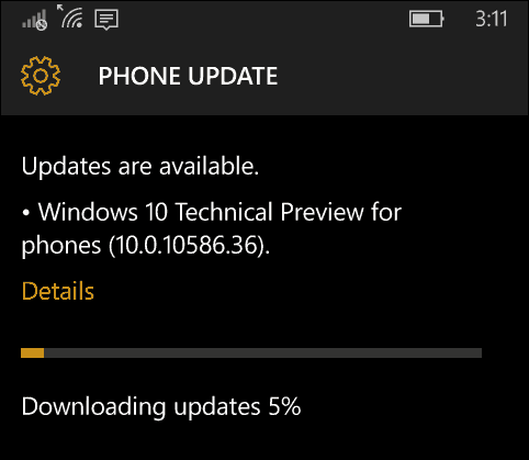 Windows 10 Mobile Insider Build 10586.36 متوفر الآن