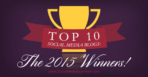 أهم مدونات وسائل التواصل الاجتماعي للفائزين لعام 2015