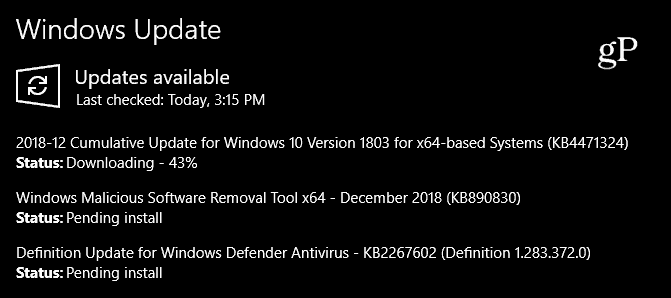 نظام التشغيل Windows 10 1803 KB4471324