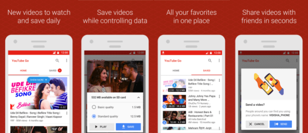 يتوفر الإصدار التجريبي من تطبيق YouTube Go للتنزيل من متجر Google Play في الهند.