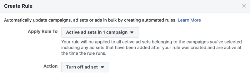 توسيع نطاق حملاتك الإعلانية على Facebook ؛ الخطوة 13.